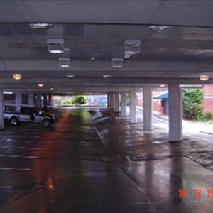 Existing Carpark with New Suspended Slab Over
